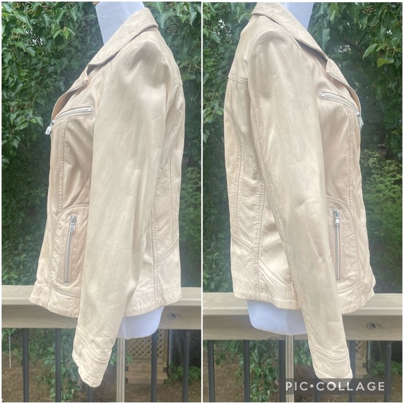 Rino & Pelle beige lamb leather jacket - Picture 4 of 14